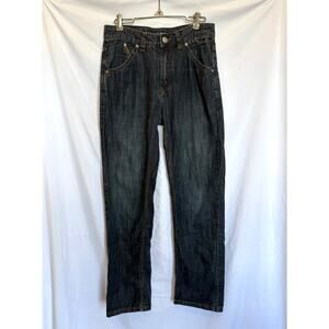 Armani Jeans Slim Straight Dark Blue Denim, 30"